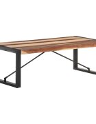 vidaXL Маса за кафе 120x60x40 см масивно дърво
