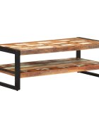 vidaXL Маса за кафе 120x60x40 см масивно регенерирано дърво