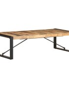 vidaXL Маса за кафе 140x70x40 см грубо мангово дърво