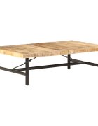 vidaXL Маса за кафе 142x90x42 см мангово дърво масив