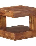vidaXL Mаса за кафе 45x45x40 см акациева дървесина масив