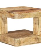 vidaXL Маса за кафе 45x45x40 см масивно мангово дърво