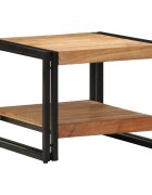 vidaXL Маса за кафе 50x50x38 см акация масив