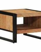 vidaXL Маса за кафе 50x50x38 см акация масив
