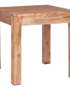 vidaXL Маса за кафе 53x50x50 см махагоново дърво масив