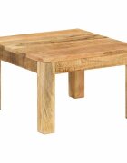 vidaXL Маса за кафе 55x55x35 см масивно мангово дърво