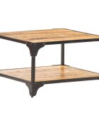 vidaXL Маса за кафе 60x60x35 см мангово дърво масив