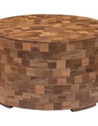 vidaXL Маса за кафе 60x60x35 см тиково дърво масив