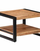 vidaXL Маса за кафе 60x60x40 см акациево дърво масив