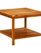 vidaXL Маса за кафе 60x60x45 см акациево дърво масив
