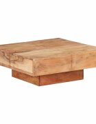 vidaXL Маса за кафе 80x80x28 cм акациево дърво масив