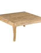 vidaXL Маса за кафе 80x80x40 см мангово дърво масив