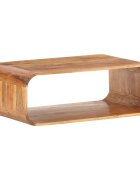 vidaXL Маса за кафе 90x50x30 см акациево дърво масив