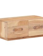 vidaXL Маса за кафе 90x50x35 см регенерирано дърво масив