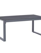vidaXL Маса за кафе 90x50x40 см алуминий