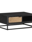 vidaXL Маса за кафе 90x60x35 см мангово дърво масив