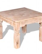 vidaXL Маса за кафе акациева дървесина 60x60x45 cм