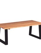 vidaXL Маса за кафе акациево дърво масив 110x60x40 см