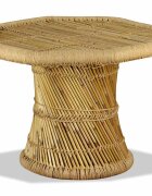 vidaXL Маса за кафе бамбук осмоъгълна 60x60x45 см