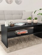 vidaXL Маса за кафе черна 100x40x40 см инженерно дърво