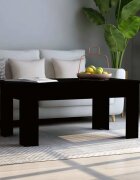 vidaXL Маса за кафе черна 100x60x42 см инженерно дърво