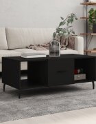 vidaXL Маса за кафе черна 102x50x40 см инженерно дърво