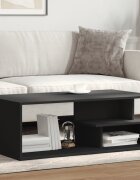 vidaXL Маса за кафе черна 102x55x35 см инженерно дърво