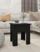 vidaXL Маса за кафе черна 40x40x42 см инженерно дърво