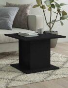 vidaXL Маса за кафе черна 555x555x40 см инженерно дърво