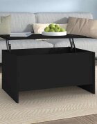 vidaXL Маса за кафе черна 80x555x415 см инженерно дърво