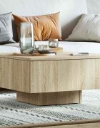 vidaXL Маса за кафе дъб сонома 60x60x315 см инженерно дърво