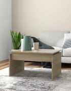 vidaXL Маса за кафе дъб сонома 68x50x38 см инженерно дърво