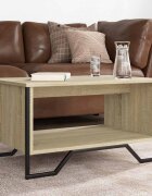 vidaXL Маса за кафе дъб сонома 75x51x40 см инженерно дърво