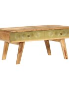 vidaXL Маса за кафе мангово дърво масив 90x50x40 cм