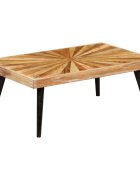 vidaXL Маса за кафе мангово дърво масив 90x55x36 см