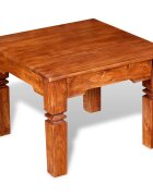 vidaXL Маса за кафе масивно дърво 60x60x45 см