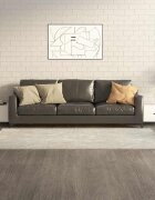 vidaXL Маса за кафе с метални крака 2 бр Бял 50x50x40 см