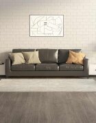 vidaXL Маса за кафе с метални крака 2 бр Бял гланц 50x50x40 см