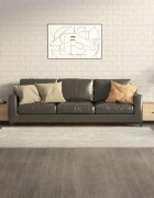 vidaXL Маса за кафе с метални крака 2 бр Дъб сонома 50x50x40 см