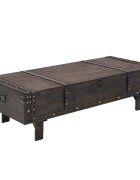 vidaXL Маса за кафе шперплат винтидж 120x55x35 cм