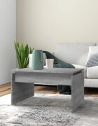 vidaXL Маса за кафе сив сонома 68x50x38 см инженерно дърво