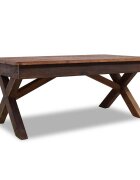 vidaXL Маса за кафе смесена регенерирана дървесина 110x60x45 cм