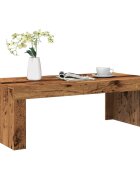 vidaXL Маса за кафе старо дърво 102x50x35 см инженерно дърво