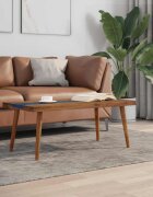 vidaXL Маса за кафе тиково дърво смола 100x50x40 cм