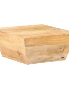 vidaXL Маса за кафе V-образна 66x66x30 см мангово дърво масив