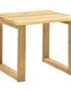 vidaXL Маса за шезлонг 30x30x26 см импрегниран бор