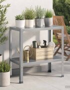 vidaXL Маса за засаждане 100 x 40 x 80 cm Поцинкована стомана