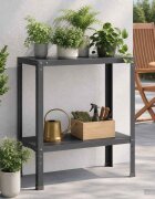 vidaXL Маса за засаждане 100 x 40 x 80 cm Прахово боядисана стомана