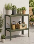 vidaXL Маса за засаждане 100 x 50 x 80 см Прахово боядисана стомана