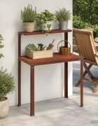vidaXL Маса за засаждане 60 x 50 x 104 cm Кортенова стомана Ръждясало